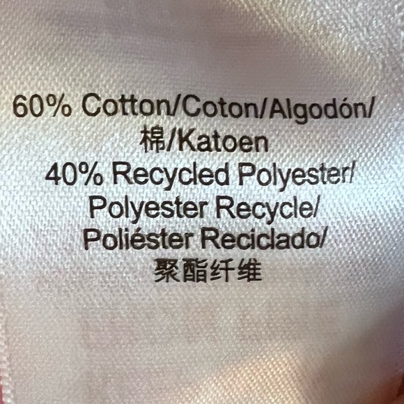 DKNY Women Sweatshirt Pullover Metallic Logo Cropped Crewneck Pink Top XL - Picture 7 of 8